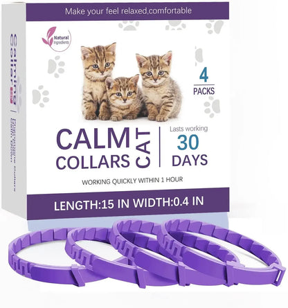 Pet Calming Collar for Cats & Dogs – Lavender & Chamomile