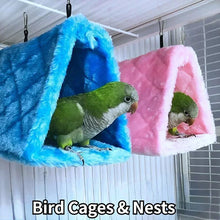 ペット鳥オウムケージ暖かいハンモック小屋テントファッションベッド吊り洞窟睡眠と孵化ケージの装飾