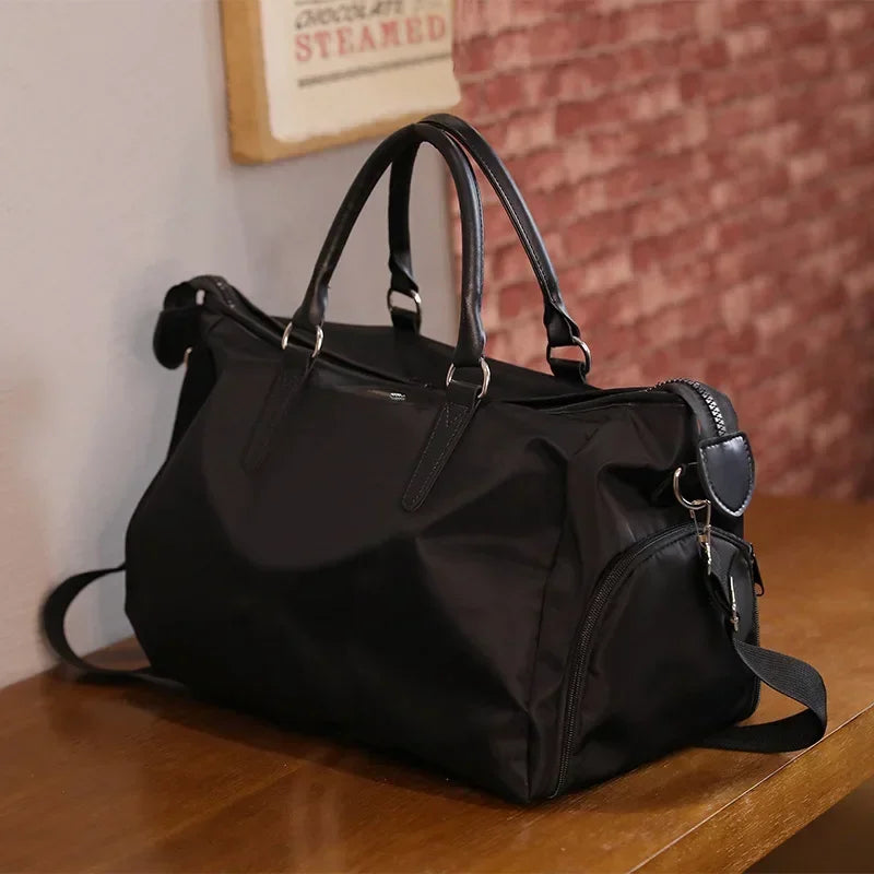 Fashion Travel bag Portable Duffle bag Short-trip Lightweight Oxford Large Size Luggage Tote Bag Handbag For Men and Women