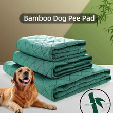 Dog Pee Pad Reusable Washable Dog Urine Mat Bamboo Fiber Sofa Waterproof Absorbent Puppy Cat Training Diaper Mat Pet Supplies
