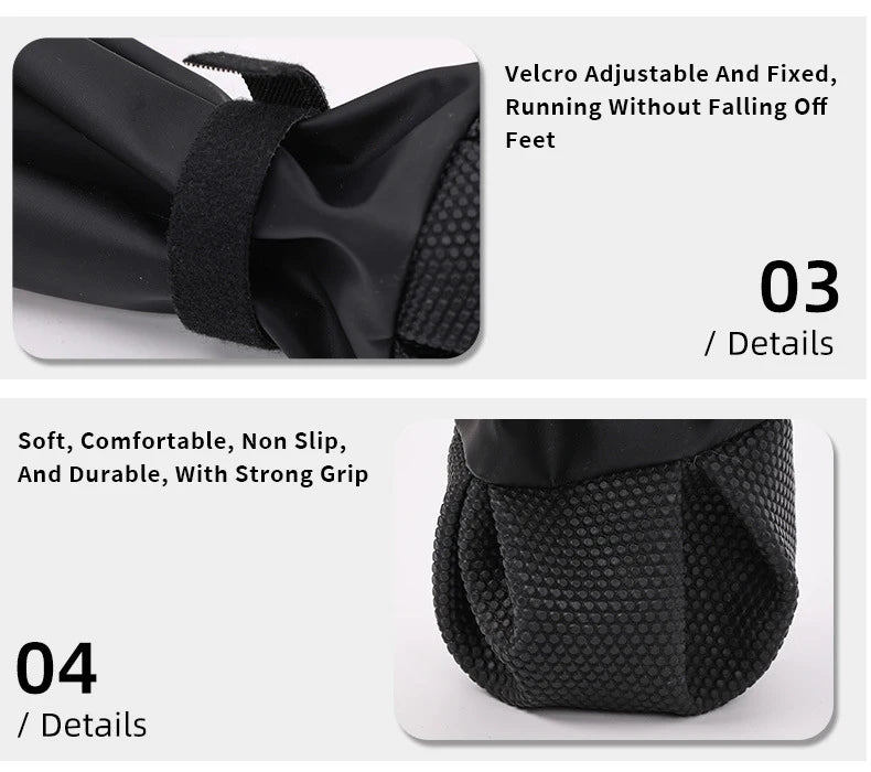 Dog Shoes Waterproof Ajustable Shoes For Dogs Non-Slip Dog Boots Outdoor Protector Accessories For Small Medium French Bulldog