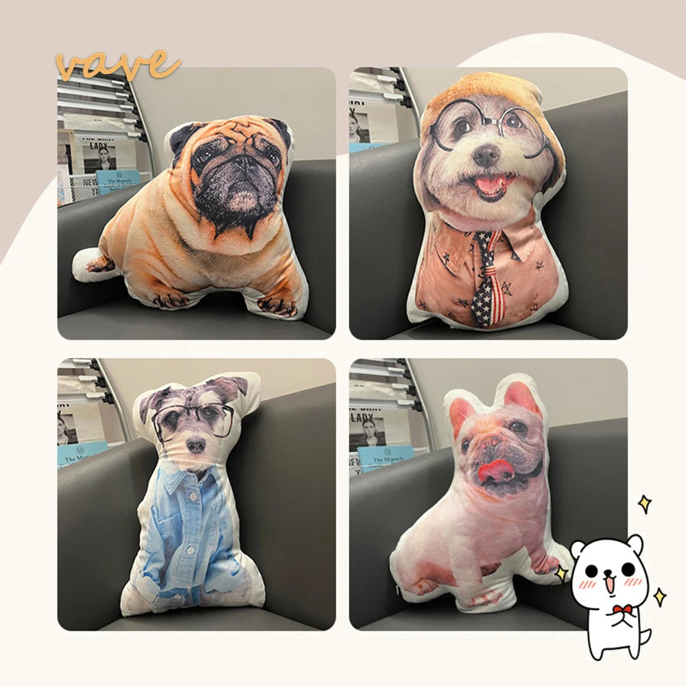 Personalized Photo DIY Humanoid Cushion Couple Toys Dolls Stuffed Boyfriend Pillow Doll Custom Pet Shape Pillow Sofa Car Cushion