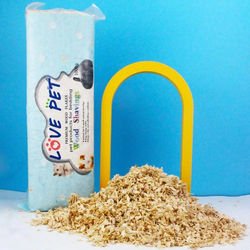 Hamster Sawdust Guinea Pig Bedding Pet Wood Chips Rabbit Wood Shavings Safe 1kg Hamster Cage Bedding Pet Cabin Nest Toys