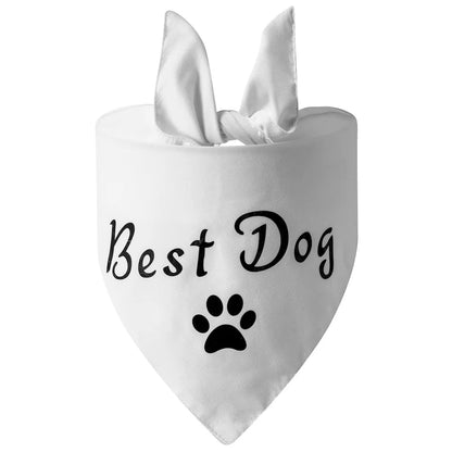 Sucado Style She Said Yes Best Dog Bandana for Wedding Engagement Announcement Gift Photo Prop Pet Scarf Accessories