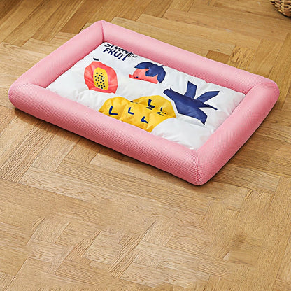 MADDEN  Summer Cooling Pet Cat Bed Cushion Ice Pad Dog Sleeping Square Mat for Puppy Dogs Cats Pet Kennel Top Quality Cool Cold