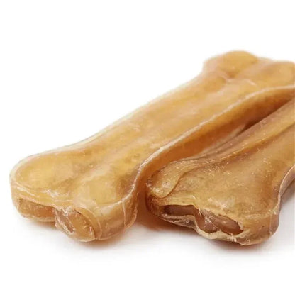 Bite Resistant Cowhide Bone for Puppy, Clean Teeth, Pet Dog Snack Food for Small Medium Large Dogs, Pitbull Chew Pets Supplies