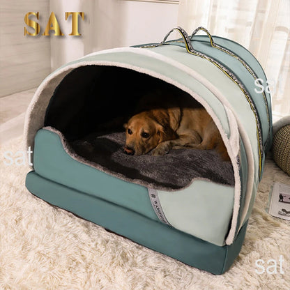 子犬と猫のための屋内/屋外用犬用テントクレートハウス