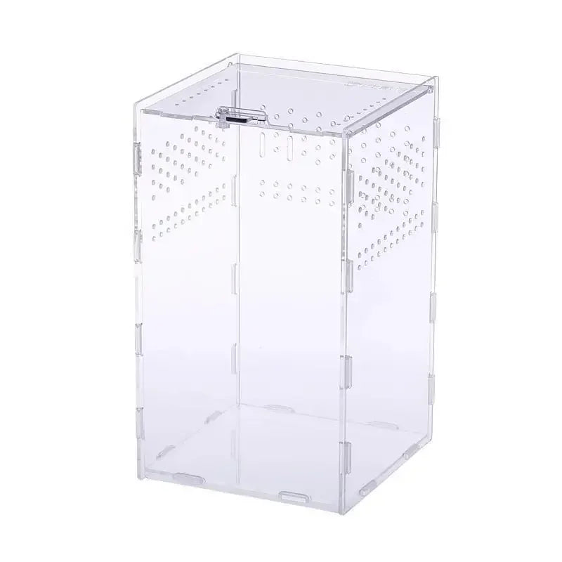 Reptile Habitat Terrarium Breeding Box Acrylic Case Nano Arboreal Tarantula Enclosure Spider Scorpion Bearded Dragon Habitat