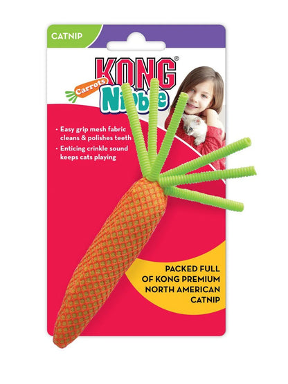 KONG Nibble Carrots For Cats Toy Assorted One Size