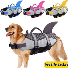 dog life jacket, shark life jacket for dogs, floating dog vest, dog life vest, dog swimming vest, reflective dog life jacket, dog rescue jacket, boating life jacket for dogs, dog buoyancy vest, summer dog life jacket, ripstop dog life vest