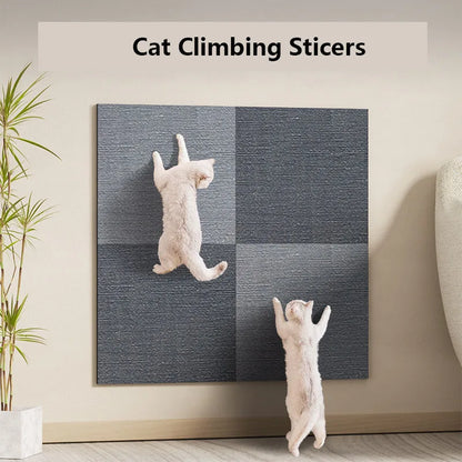 30x60/100cm Cat Scratching Mat Self-adhesive Cat Toy Sofas Furniture Protection Mats Trimmable Cats Climbing Scratching Post Mat