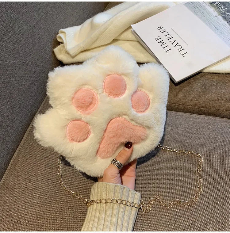 Japanese Style Kawaii Bag Women Cartoon Plush Shoulder Bag for Women 2022 New Crossbody Bag Small Phone&Purse Bag Bolsa Feminina