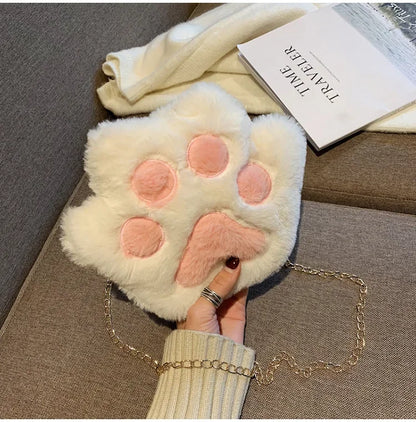 Japanese Style Kawaii Bag Women Cartoon Plush Shoulder Bag for Women 2022 New Crossbody Bag Small Phone&Purse Bag Bolsa Feminina