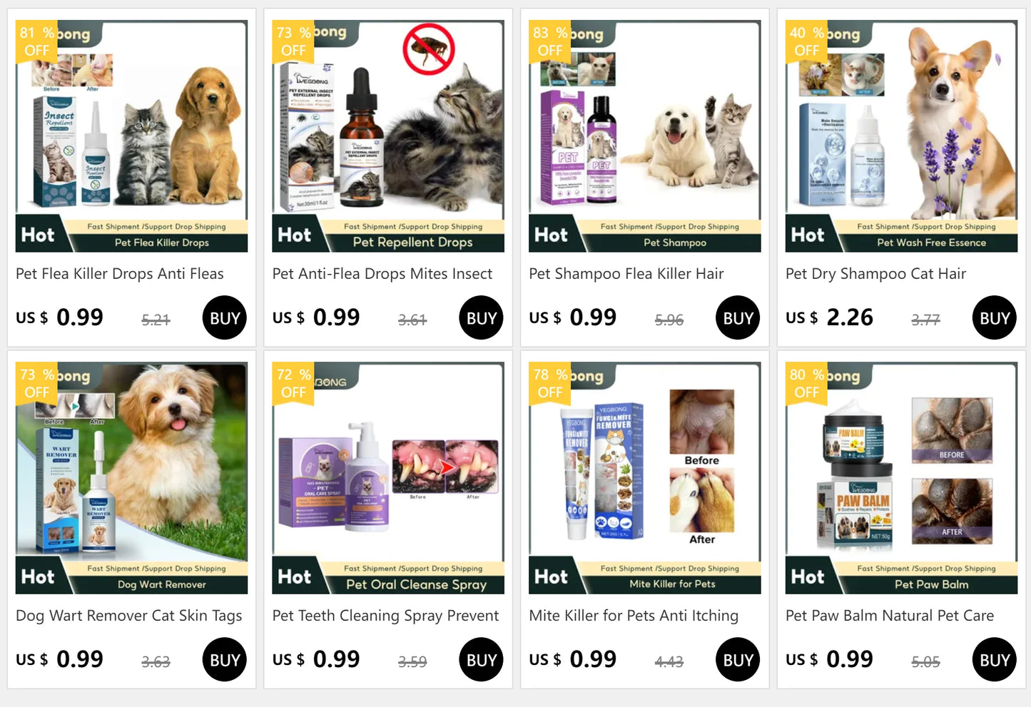 Pet Ear Cleaner Puppy Ears Mite Removal Dog Cat Clean Earwax Deodorant Infection Control Prevent Itching Soothing Dog Ear Drops