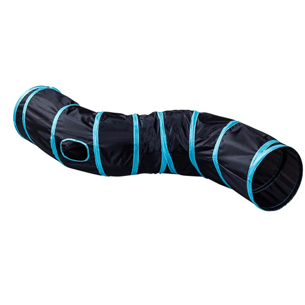 Cat Tunnel Pet Supplies Cat S T Pass Play Tunnel Foldable Cat Tunnel Cat Toy Breathable Drill Barrel for Indoor loud paper