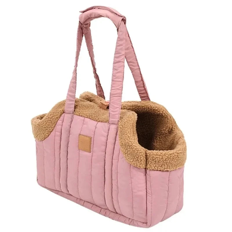 Travel Pet Carrier Portable Dog Cat Tote Bag Stylish and Lightweight Pets Carrying Bag for Driving Going Out Walking Traveling