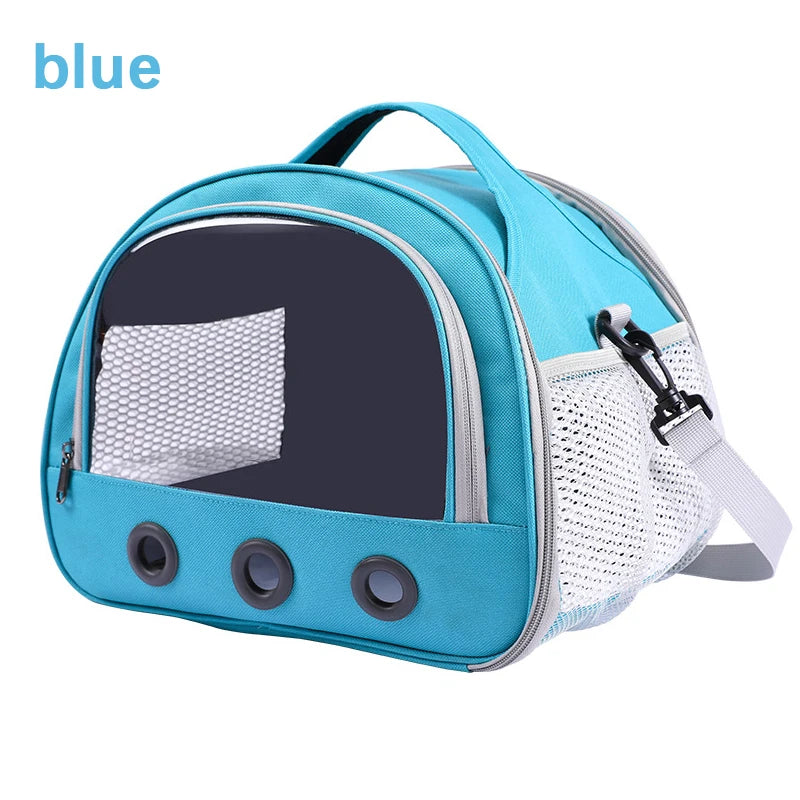 Portable Cat Dog Bird Rabbit Carrier Bag Pet Travel Bags Breathable Mesh Outdoor Tent Carrier Outgoing Pets Handbag