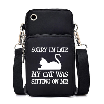 Women Luminous Messenger Bag Animal Lovers Hanging Neck Purse