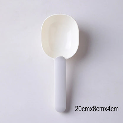 Pet Cat Dog Food Shovel with Sealing Bag Clip Spoon Multifunction Thicken Feeding Scoop Tool Creative Measuring Cup Pet Supplies