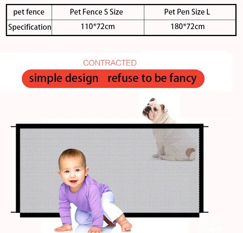 Pet Dog Fence Indoor Portable Dog Gate Pet Separation Guard Protection Net Dogs Baby Safety Fence Pet Accessories