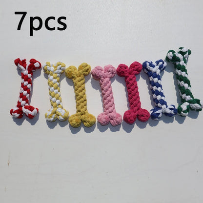 Wint Dog Cotton Rope For Relieving Boredom Grinding Toys Iarge And Medium-Sized Puppy Toys Dog nteractive Anti Bite Tug of War