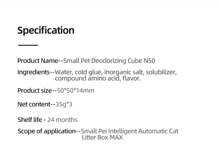 Original PETKIT N50 Cube Odor Eliminator for Pura Max Self-Cleaning Cats Litter Box Cat Toilet gatos Control Air mascotas