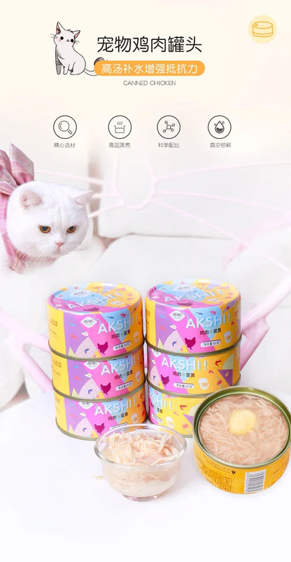 Pet dog staple food canned snacks for small dogs, puppies, teddy bears mixed with dog food, nutritional wet food