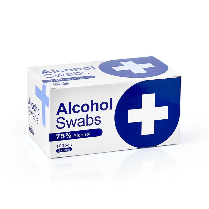 Disposable Alcohol Cotton Pads for Phone Screen Cleaning Wound Disinfection Sanitizing Wipes Portable Convenient Care