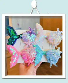 5PCS New Cute Princess Mesh Double-layer Butterfly Lovely Girls Hairpins Children Headwear Hairgrip Hair Clips Hair Accessories