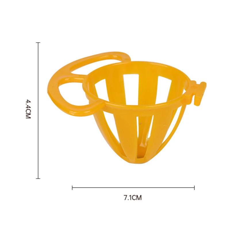 1PC Bird Parrot Feeder Cage Fruit Vegetable Holder Cage Access Hanging Basket Container Toy Pet Parrot Feeder Cage Supplies