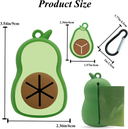 Biodegradable Dog Poop Bags with Silicone Clip Holder