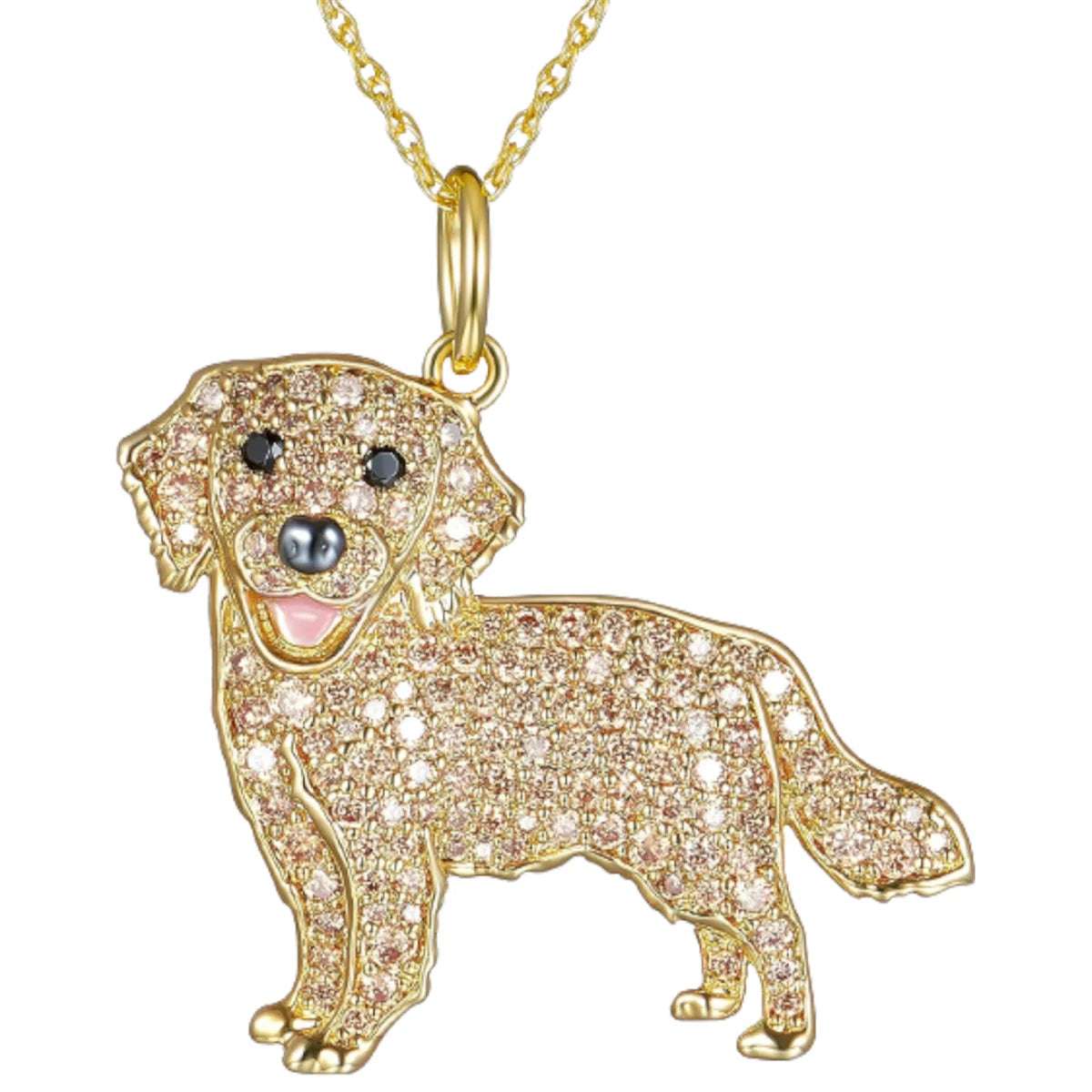 Exquisite and Cute Schnauzer Dog Pendant Necklace for Women Elegant Pet Puppy Jewelry Animal Accessories