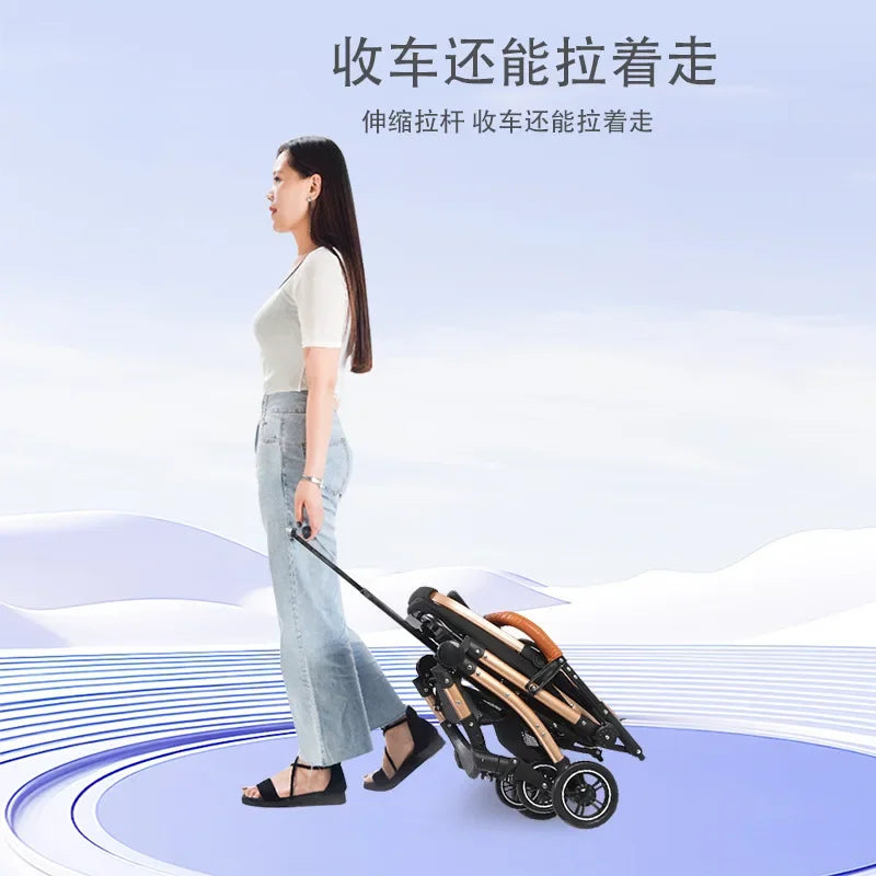 Foldable Lightweight Pet Cart for Cats & Small Dogs