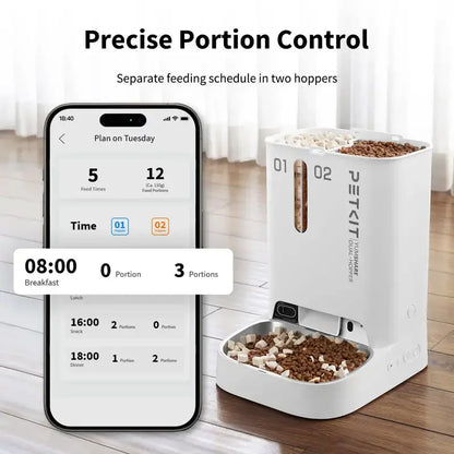 PETKIT  AI Smart Pet Feeder with HD Infrared Night Vision Camera Remote Interaction