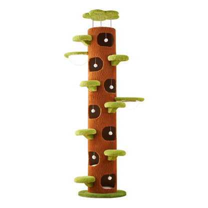 Cat climbing frame nest, cat tree integration, non-solid wood Tongtian pillar, fram toys products