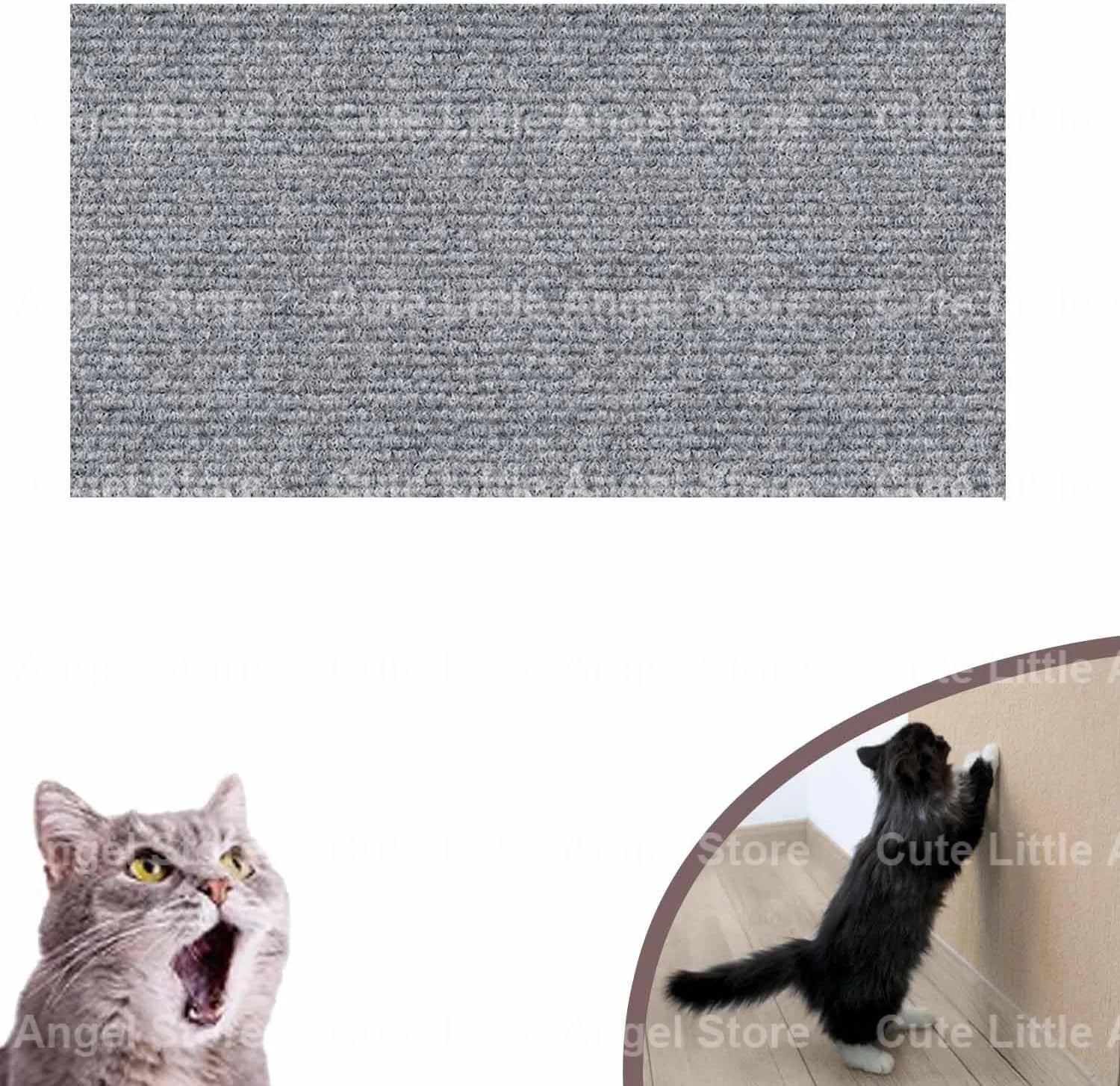 Self-Adhesive Carpet Cats Scratch Board Wall Anti Cat Scratch Sofa Diy Cats Scratch Board Sofa Protection Paws Sharpen Trimmable