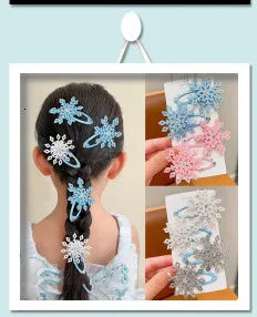 5PCS New Cute Princess Mesh Double-layer Butterfly Lovely Girls Hairpins Children Headwear Hairgrip Hair Clips Hair Accessories