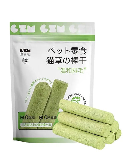 貓草棒貓草咀嚼棒天然牙齒清潔劑去除排骨幼貓寵物零食牙齒護理幼貓口腔健康