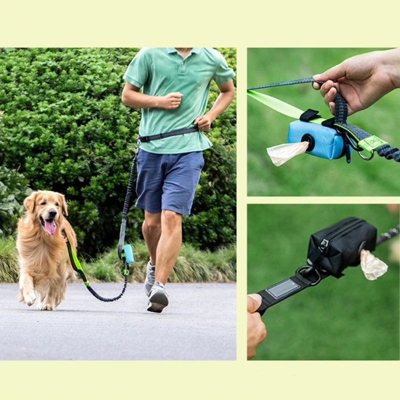 Portable Dog Poop Bag Dispenser Pouch Biodegradable Holder
