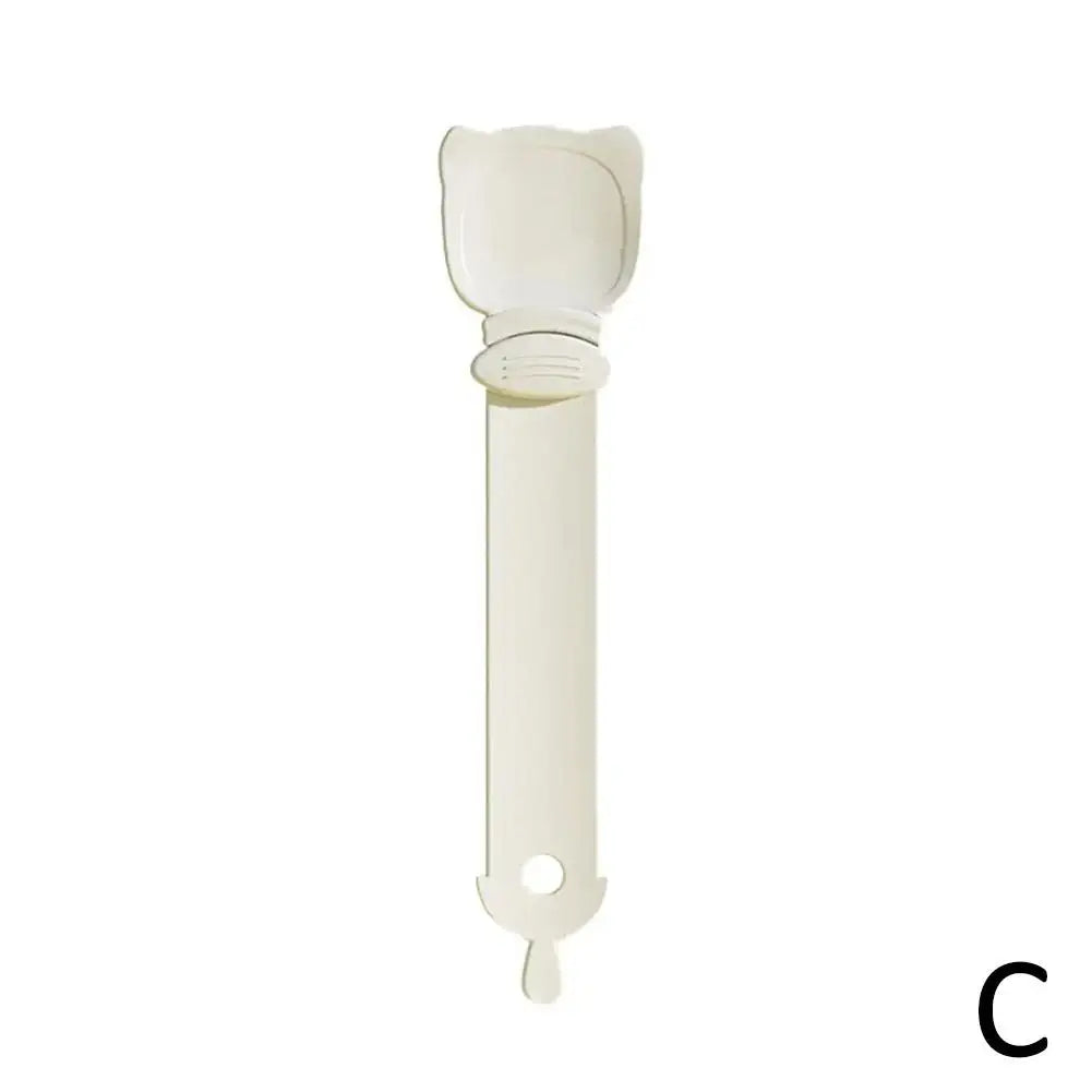 Pet Feed Spoon Food Scoop Cat Strip Squeezer Feeder Dispenser Indoors Puppy Kitten Snack Liquid Food Scoop Kitty Pet Supplies