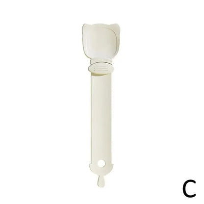 Pet Feed Spoon Food Scoop Cat Strip Squeezer Feeder Dispenser Indoors Puppy Kitten Snack Liquid Food Scoop Kitty Pet Supplies
