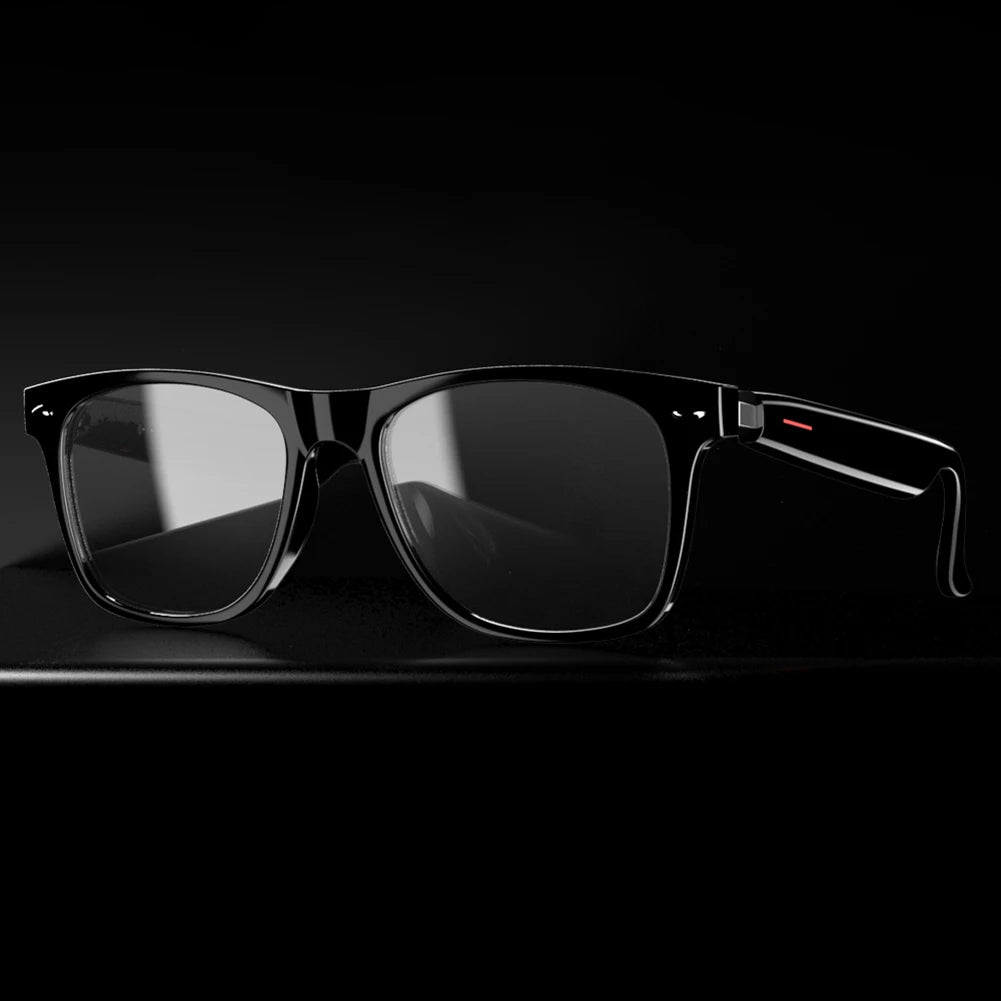 Smart Glasses AI Voice Assistant Outdoor Sport Glasses with Camera Remote Shooting Open Ear Sound Mic & Speakers for Women Men