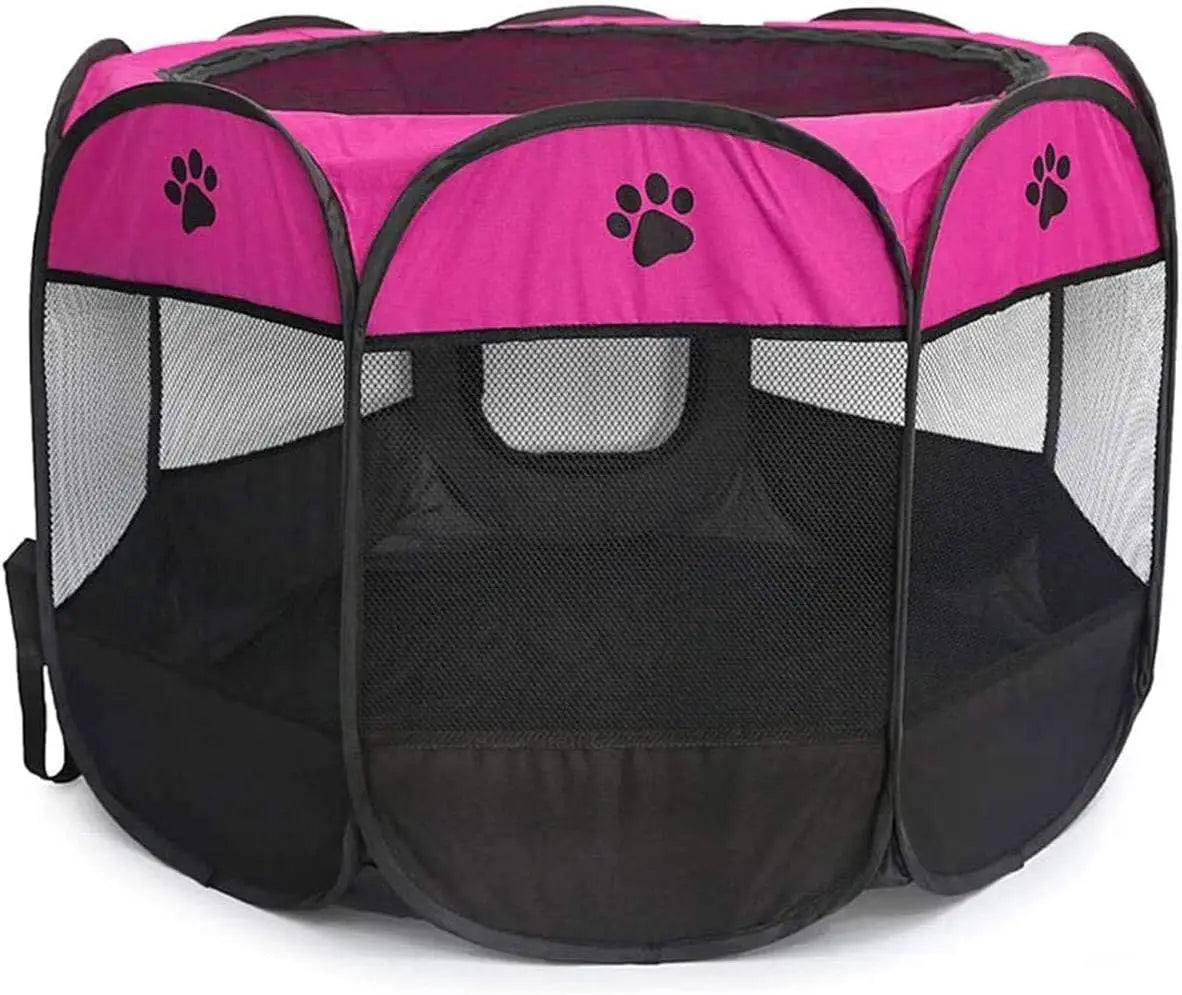 Foldable Cat Tent Pet Cage Fence Dog Playpen Outdoor Pet House For Small Large Dog Cat Kennel Portable Puppy Shelter