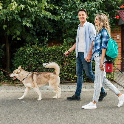 Dog Treat Training Pouch Portable Training Dog Snack Bag Waist Bag Pet Feed Pocket Walking Snack Pouch Puppy Treat Bag
