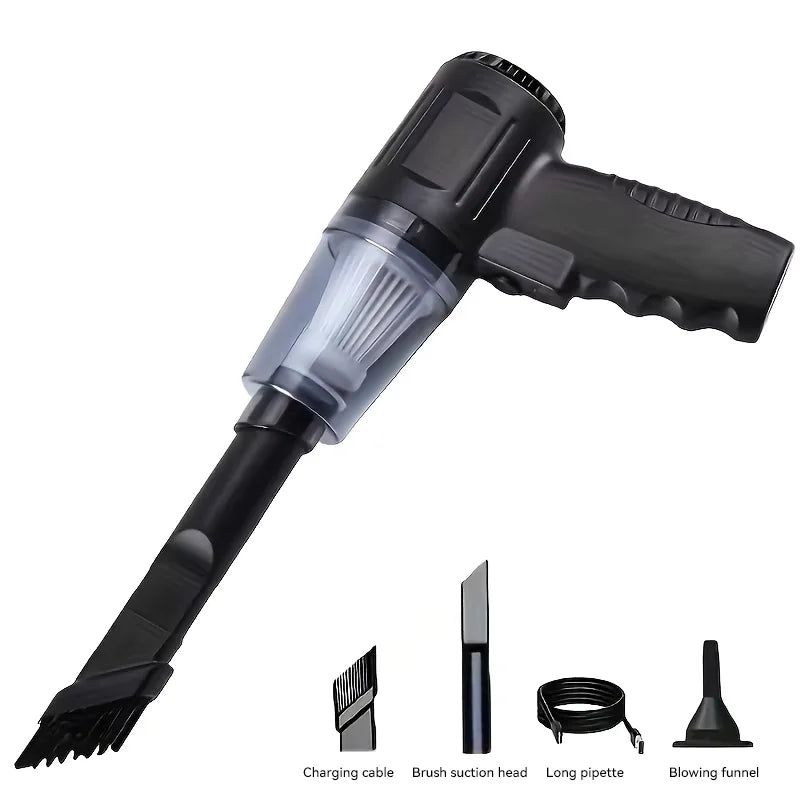 Xiaomi 9000pa Wireless Mini Car Vacuum Cleaner 120w High-power Car Home Dual-use Handheld Home Appliance Small Pet Hair Dryer