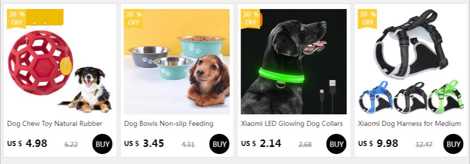 Xiaomi Automatic Dog Feeder Auto Pets Dry Food Dispenser for Small Medium Dogs Interactive Cat Automatic Feeders Toy Auto Button