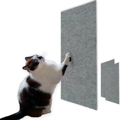 30x60/100cm Cat Scratching Mat Self-adhesive Cat Toy Sofas Furniture Protection Mats Trimmable Cats Climbing Scratching Post Mat