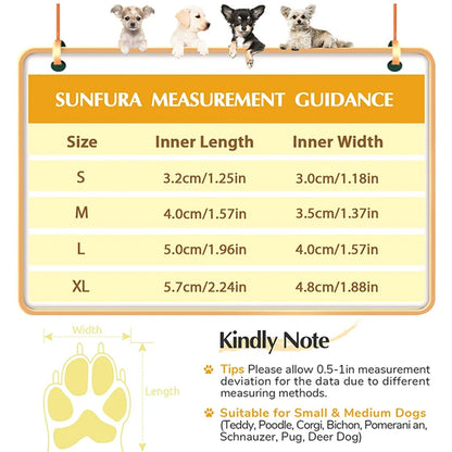 Breathable Pet Dog Shoes Waterproof Outdoor Walking Net Soft Summer Pet Shoes Night Safe Reflective Boots For Small Medium Dogs