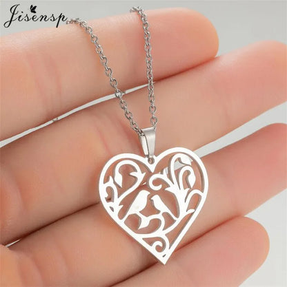 Stainless Steel Origami Cat Necklaces Lovely Animal Kitten Jewelry Cat on the Moon Pendant Necklace Women Bijoux Collane