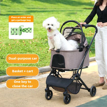 Lightweight Folding Pet Stroller for Cats & Small Dogs